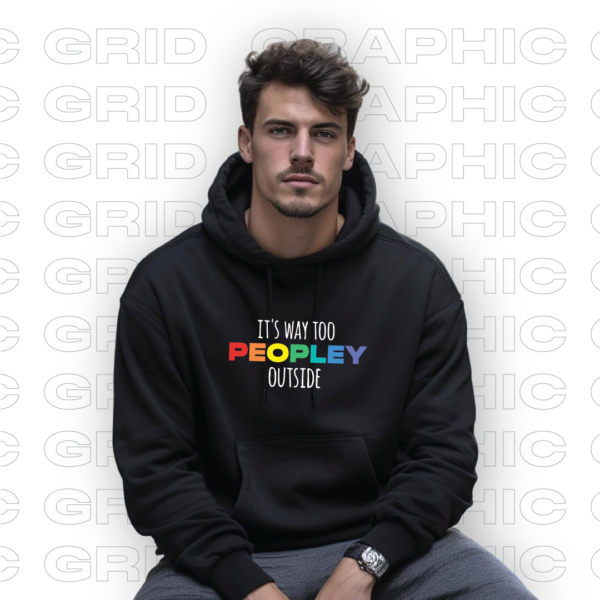 Peopley Hoodie Black